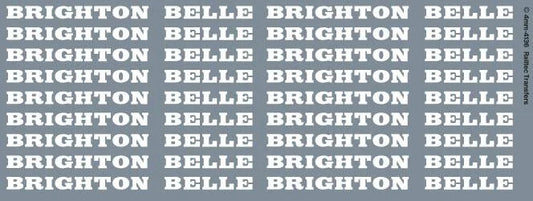 RT-4-4136 RAILTEC 4-4136 Brighton Belle pullman logos (BR blue livery)