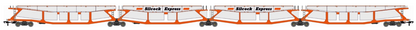 Quad set Cartic-4 car carrier - Silcock Express livery with side screens (set A)