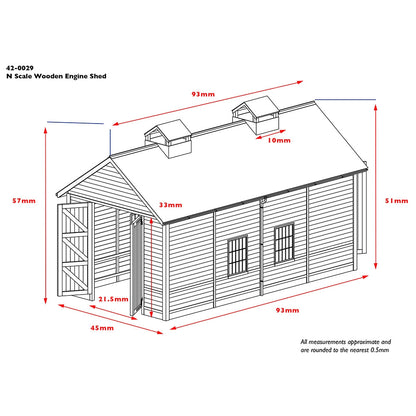 Pre-Owned Wooden Engine Shed