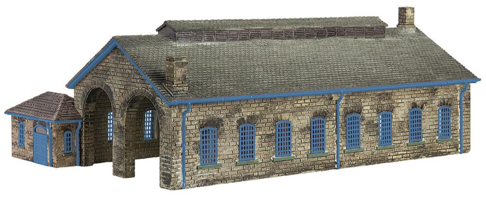 Two Road Stone Engine Shed Blue