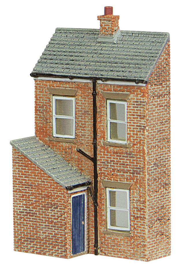 Low Relief Rear Of Terrace - Right Hand, Blue Door