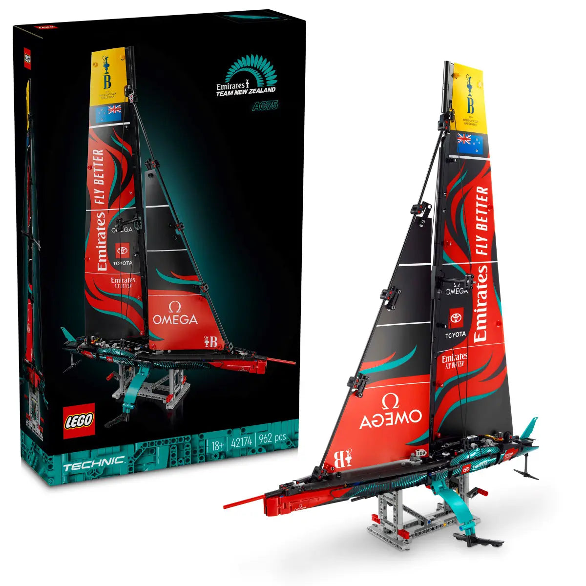 42174 Lego Technic Emirates Team New Zealand AC75 Yacht - 42174