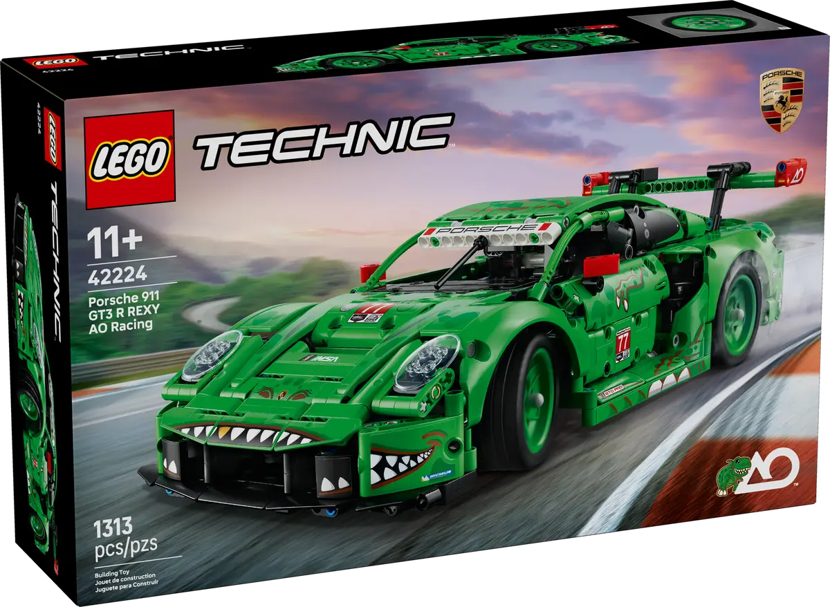 42224 Lego Technic Porsche 911 GT3 R REXY AO Racing Car - 42224