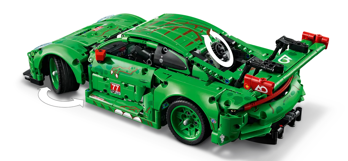 42224 Lego Technic Porsche 911 GT3 R REXY AO Racing Car - 42224