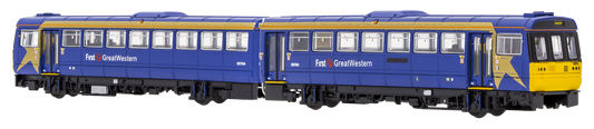 Class 142 First Great Western Blue/Gold DMU 142070 - DCC Fitted