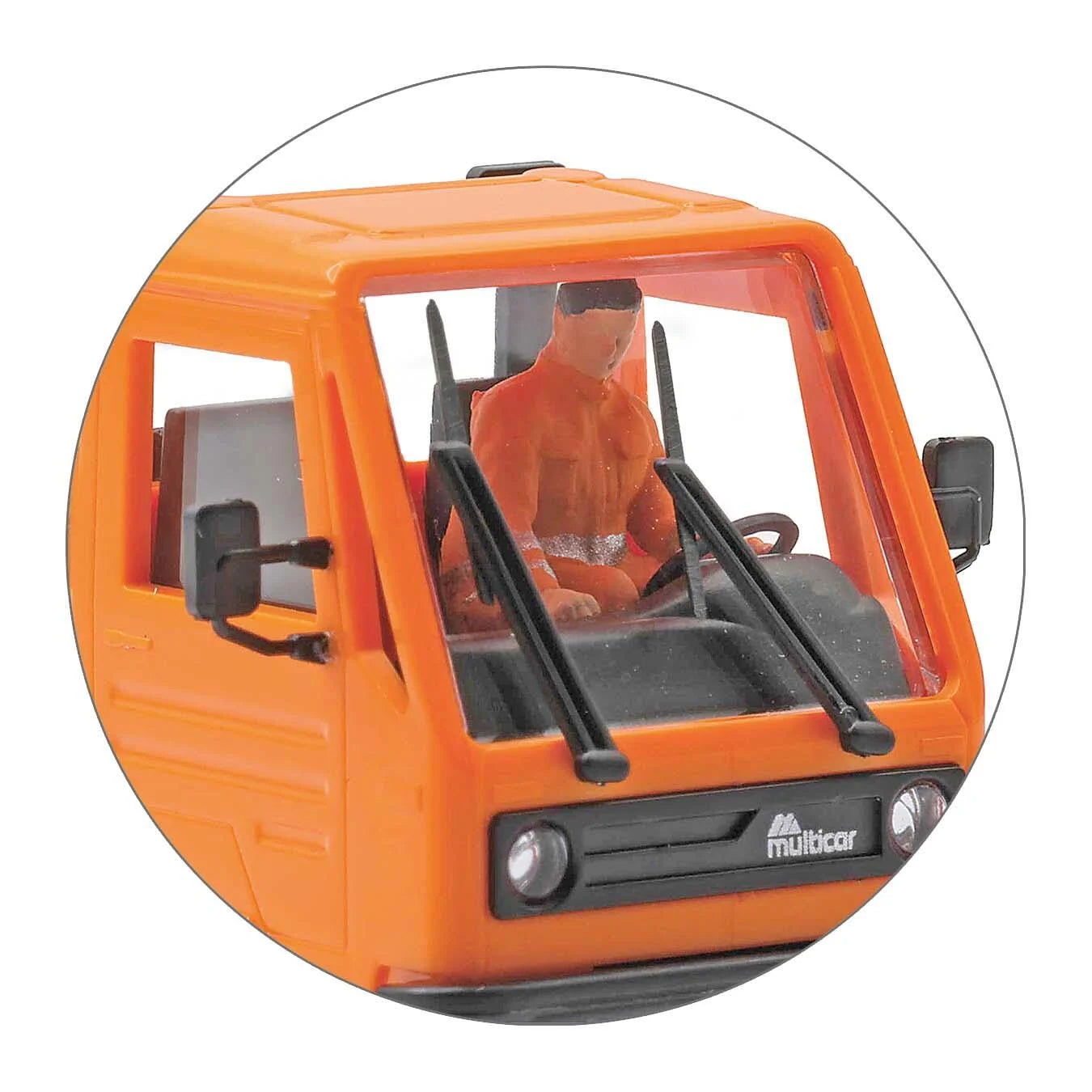 BUS42255 Multicar M26 with driver, Orange