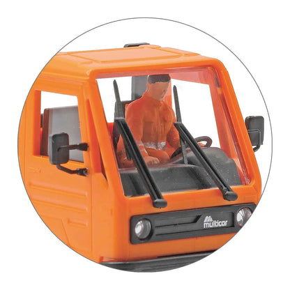 BUS42255 Multicar M26 with driver, Orange