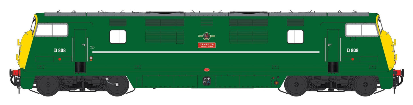 Class 42 'Warship' V1 BR Green FYE 'Centaur' No.D808 Diesel Locomotive