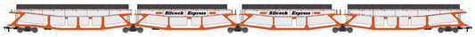 Quad set Cartic-4 car carrier - Silcock Express livery with roof + side screens (set B)