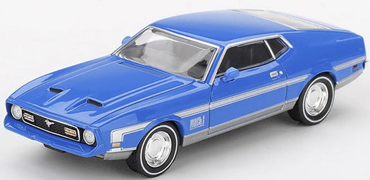 MGT01138-L Ford Mustang Mach 1 Grabber Blue (LHD)