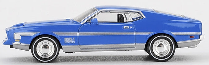 MGT01138-L Ford Mustang Mach 1 Grabber Blue (LHD)