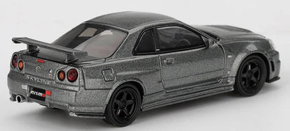 MGT01160-R Nissan Skyline GT-R Dark Metal Grey (Nismo BNR34 CRS Version) (RHD)
