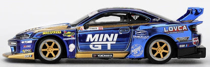 MGT01157-R Nissan LB-Super Silhouette S15 Silvia No.555 Mini GT Formula Drift