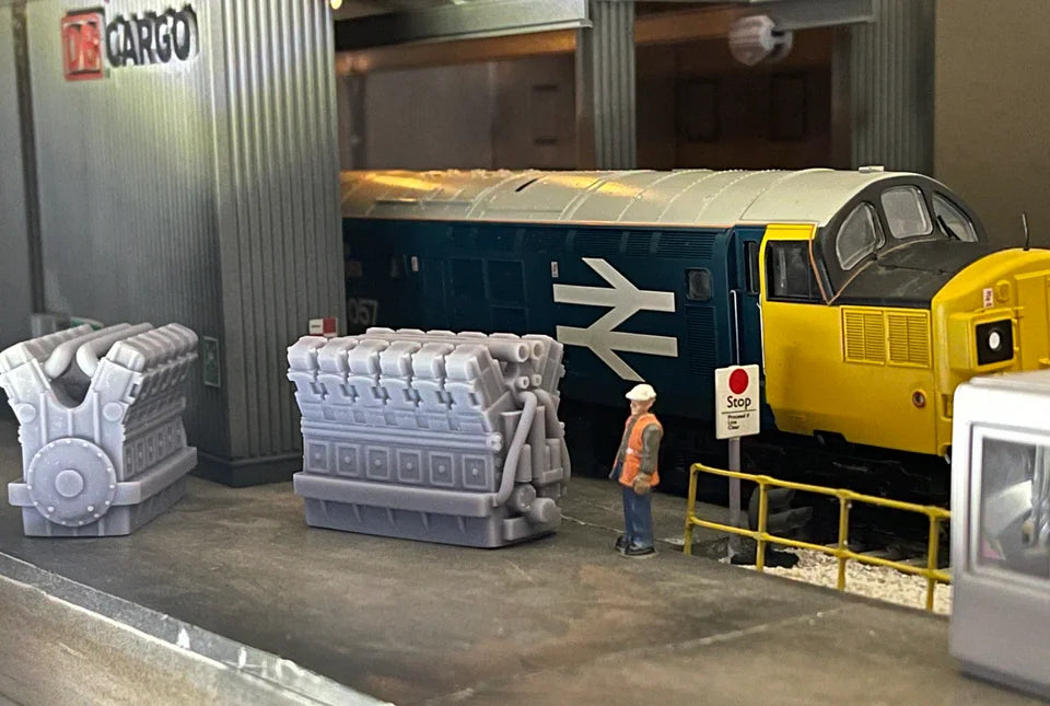 OO Gauge Class 37 Engine (Single Pack) - Unpainted