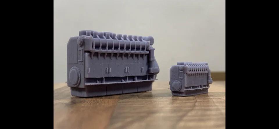 N Gauge Class 60 Engine (Single Pack) - Unpainted Model Kit