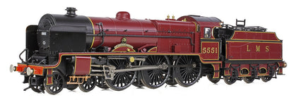 31-215 LMS 5XP 'Patriot' 5551 'The Unknown Warrior' LMS Lined Crimson Steam Locomotive