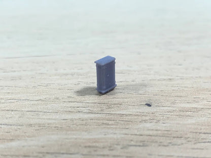 N Gauge Lineside Cabinets (Pack of 6) - Unpainted Model Kit