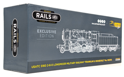 USATC S160 2-8-0 'Franklin D. Roosevelt' Longmoor Military Railway Blue No.WD701 Steam Locomotive