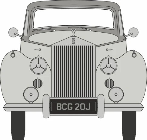 43RSD002 Rolls Royce Silver Dawn Two Tone Grey
