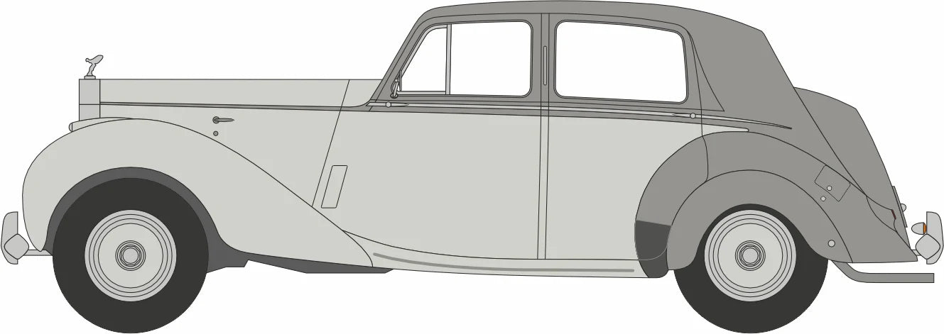 43RSD002 Rolls Royce Silver Dawn Two Tone Grey