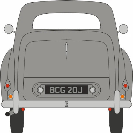 43RSD002 Rolls Royce Silver Dawn Two Tone Grey