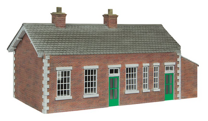 S&DJR Brick Station Green and Cream