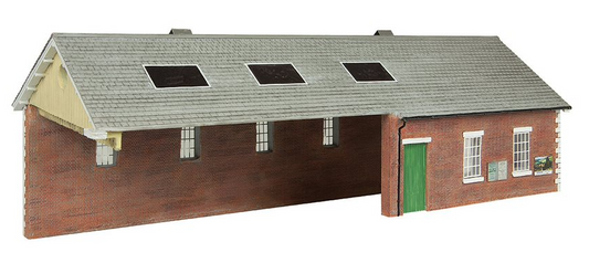 S&DJR Train Shed Green and Cream