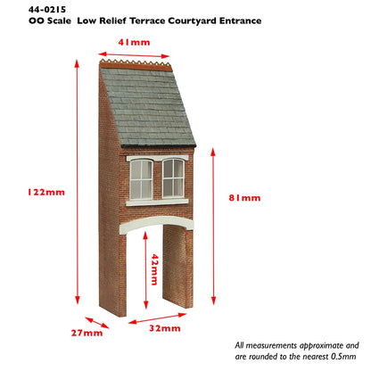 Low Relief Terrace Courtyard Entrance