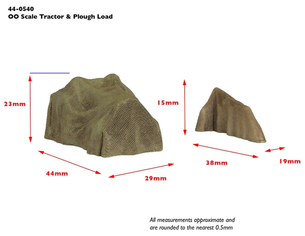 Tarpaulin Tractor and Plough Load