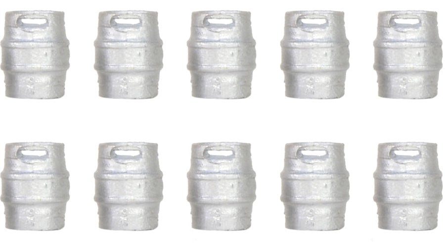 44-520 Metal Beer Kegs x 10