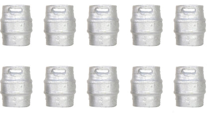 44-520 Metal Beer Kegs x 10
