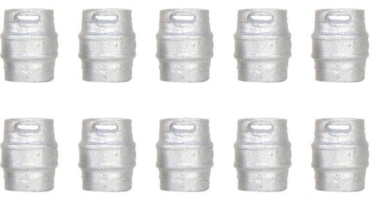 44-520 Metal Beer Kegs x 10