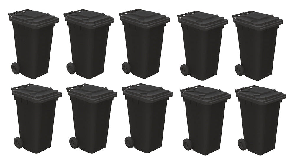 44-525 Domestic Wheelie Bins (x10)