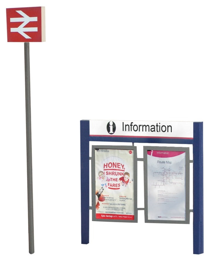 Scenecraft Station Signage Set – Rails of Sheffield