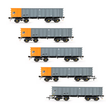 Pre-Owned ACC2100-BSC PTA/JTA+JUA Bogie Tippler Pack - British Steel Grey & Orange (Inner + Outer)
