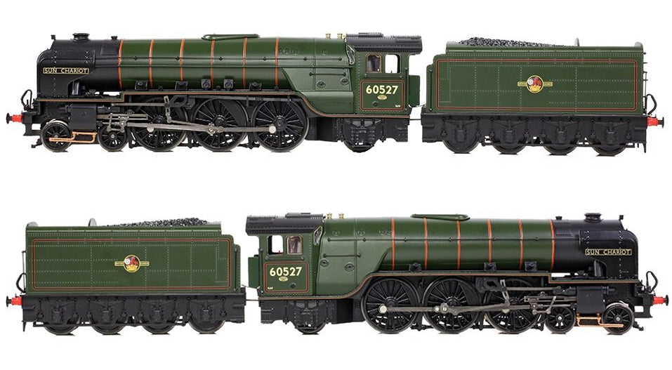 31-528B LNER Peppercorn A2 60527 'Sun Chariot' BR Lined Green (Late Crest) Steam Locomotive