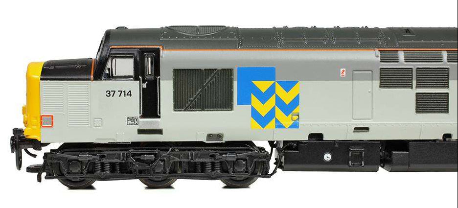 372-111SF Class 37/7 37714 BR Railfreight Metals Sector Diesel Locomotive - DCC SOUND