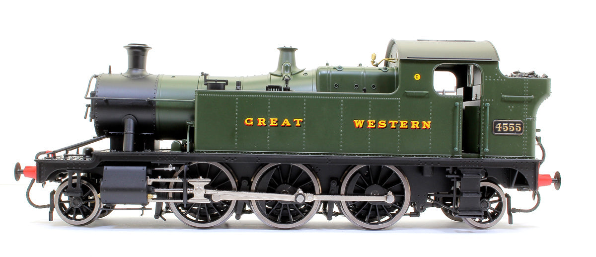 Pre-Owned Class 45xx 'Small Prairie' 2-6-2T 4555 in Great Western green - DCC sound fitted