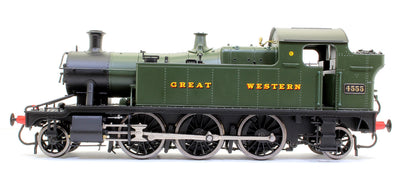 Pre-Owned Class 45xx 'Small Prairie' 2-6-2T 4555 in Great Western green - DCC sound fitted