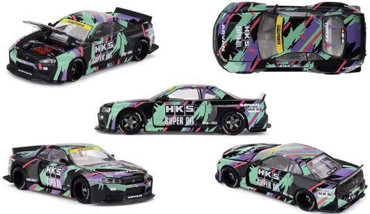 MGTKHMG280 Nissan Skyline GT-R R34 Kaido Works (V2 Aero) HKS