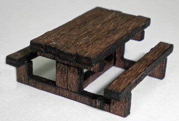 OOPT1 Ancorton OO Gauge Picnic Table Kit (makes 6)
