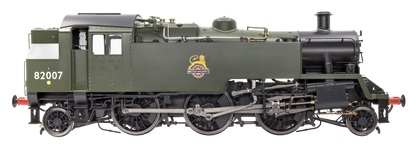 British Railways Standard 3MT 2-6-2T Green Early Crest 82007 - Steam Tank Locomotive