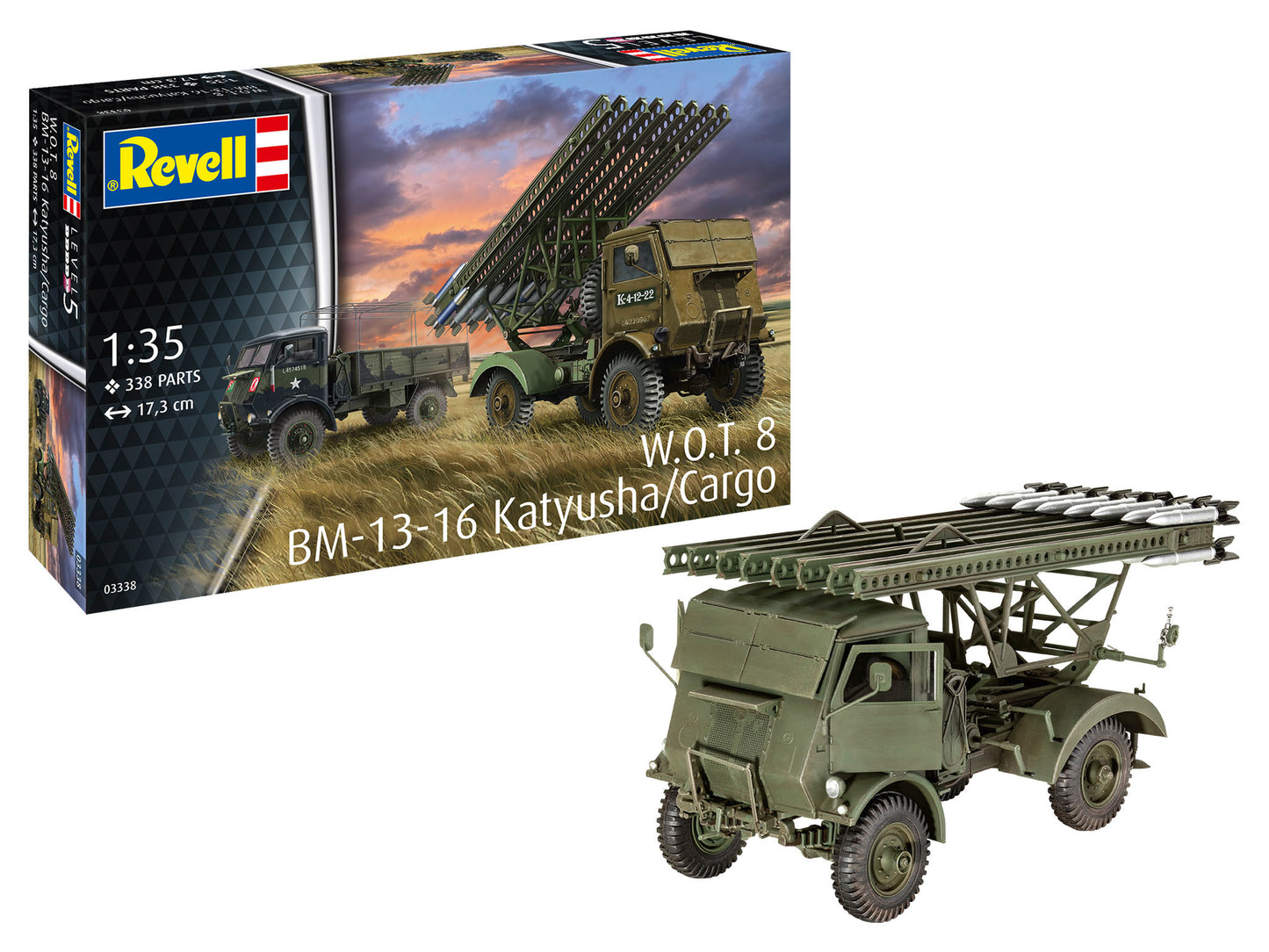 BM-13-16 on W.O.T. 8 chassis Model Kit