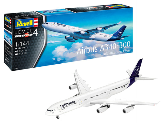 Airbus A340-300 "Lufthansa" New Livery Model Kit