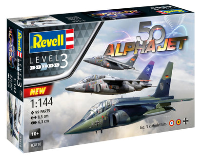 French Alpha Jet 50th Anniversary Triple Set (1:144 Scale) Model Kit