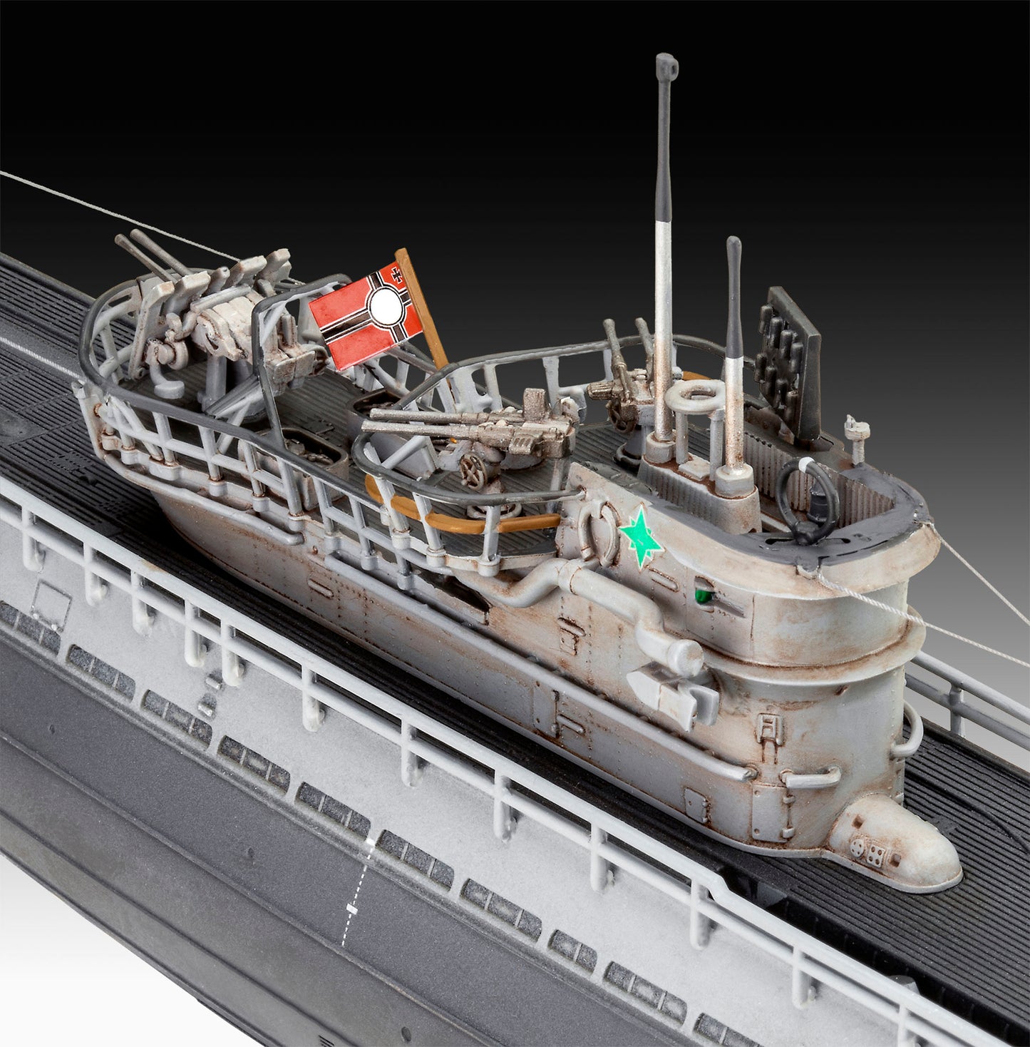 German Submarine Type IX C/40 (U190) (1:144 Scale) Model Kit