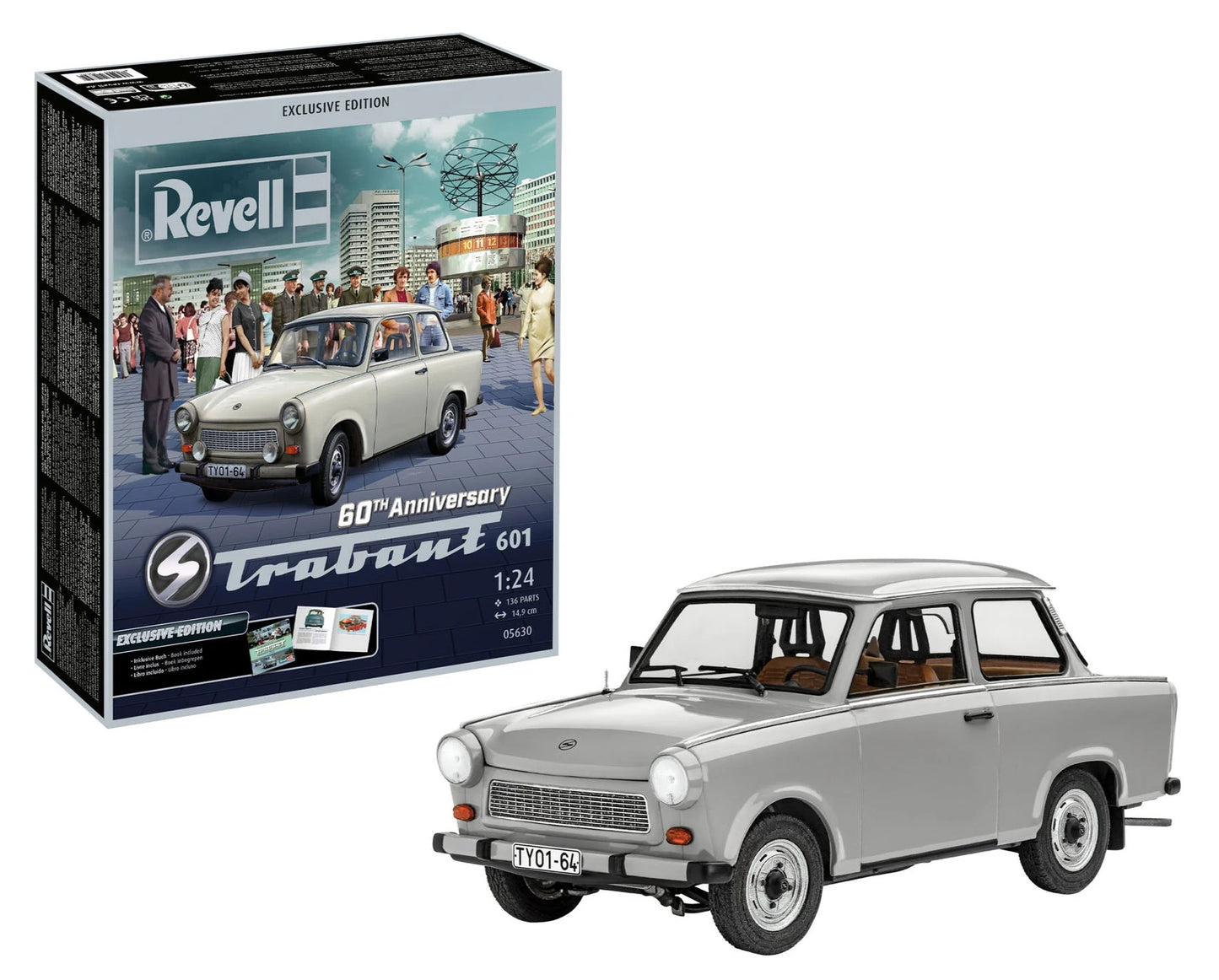 60th Anniversary Trabant 601 "Exclusive Edition" Model Kit