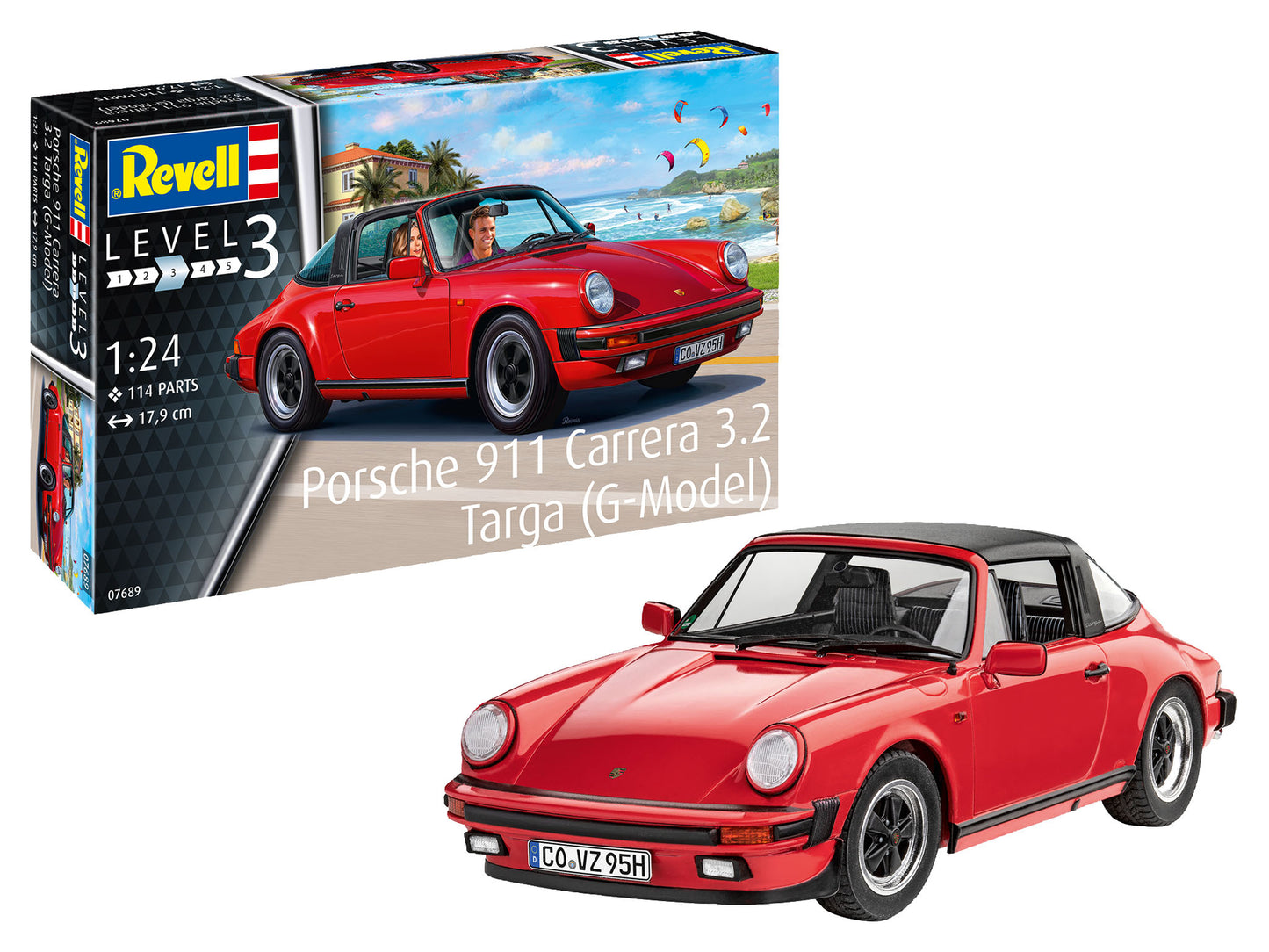 Porsche 911 G Model Targa (1:24 Scale) Model Kit