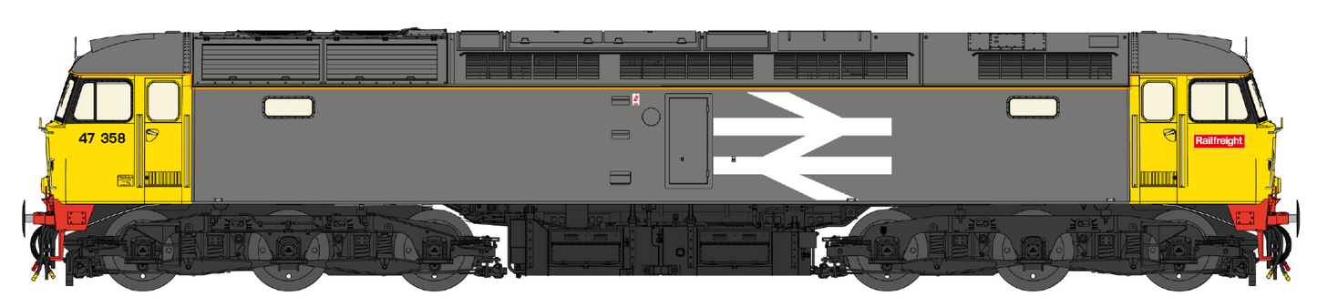 Class 47/3 Original Railfreight No.47358 Diesel Locomotive