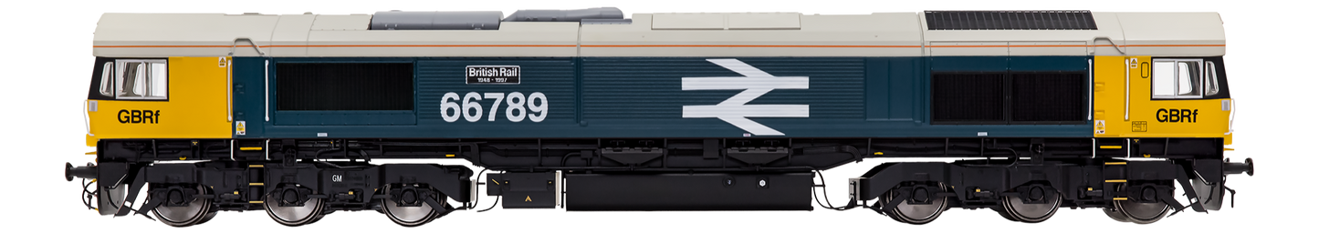 Class 66 789 GBRF 'British Rail 1948-1997' BR Blue Large Logo Diesel Locomotive - DCC Fitted